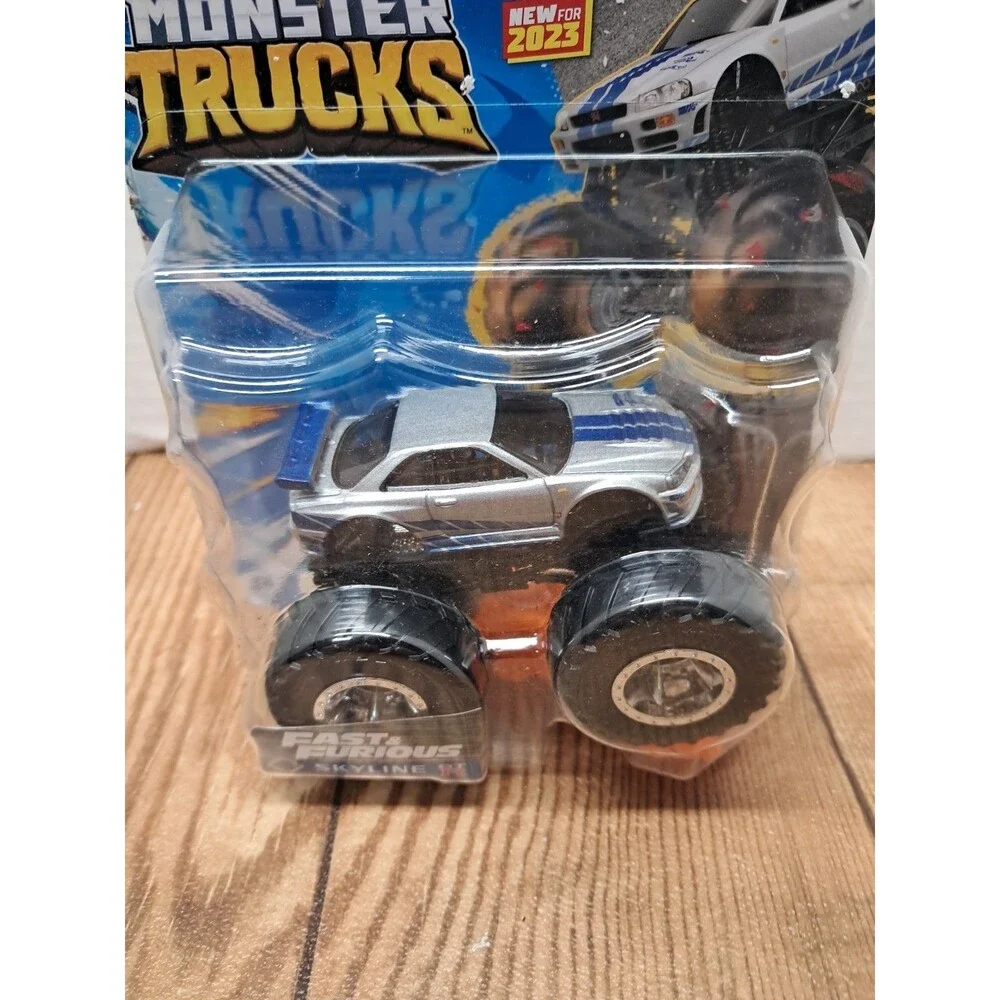 2024 Hot Wheels Monster Trucks Fast & Furious Nissan Skyline GT-R34 NEW
